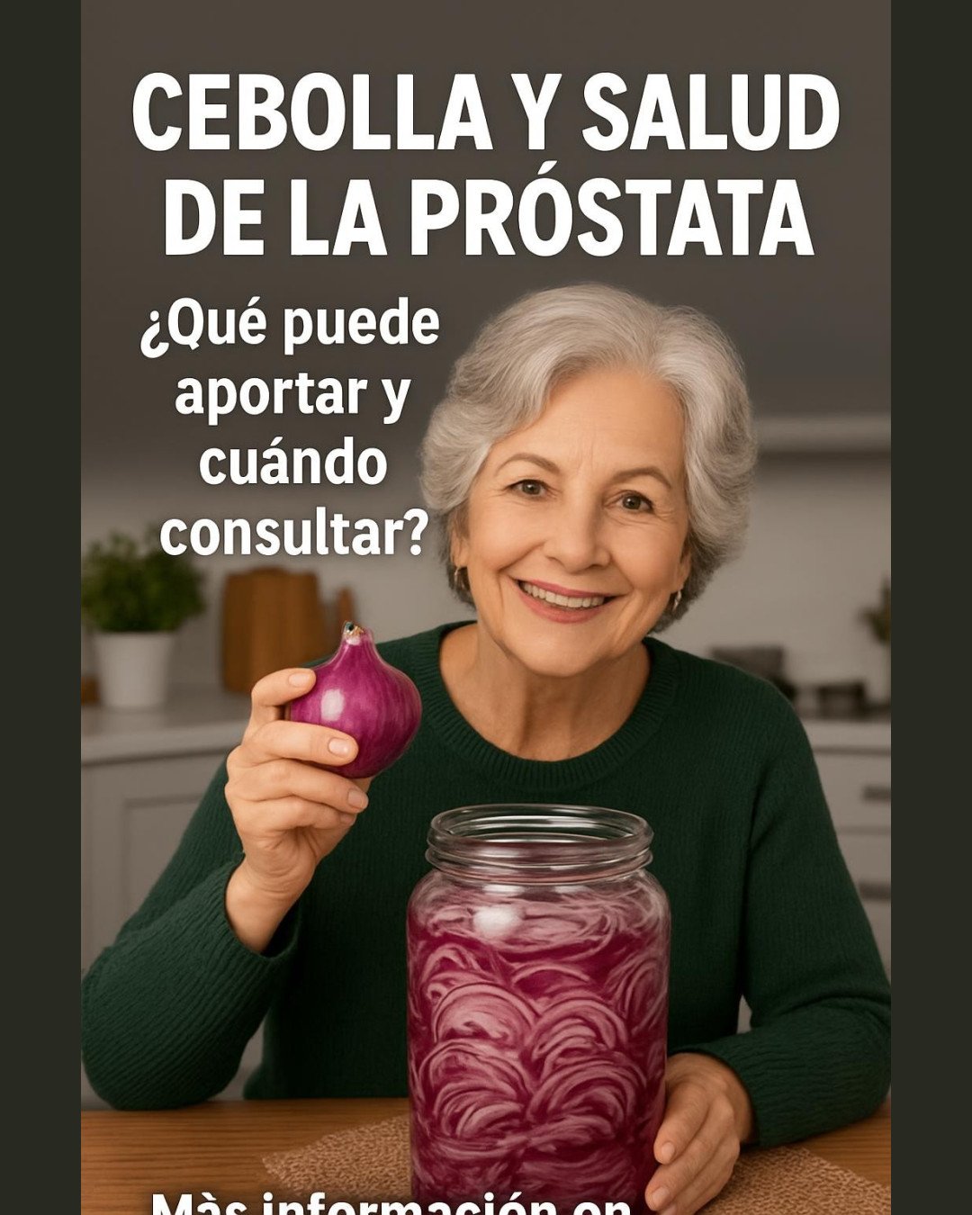 Cebolla y salud de la próstata: qué puede aportar y cuándo consultar